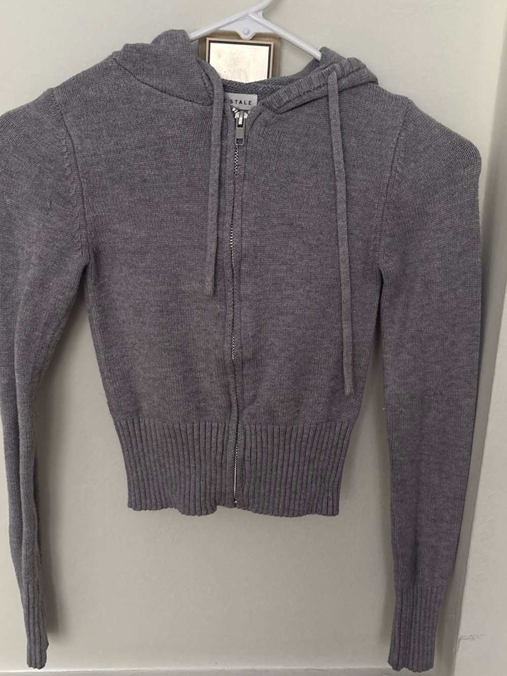 Aeropostale Light Gray Pullover Hoodie